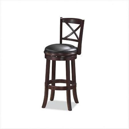 BORAAM Boraam 48629 29 in. Georgia Swivel Stool - Cappuccino 48629